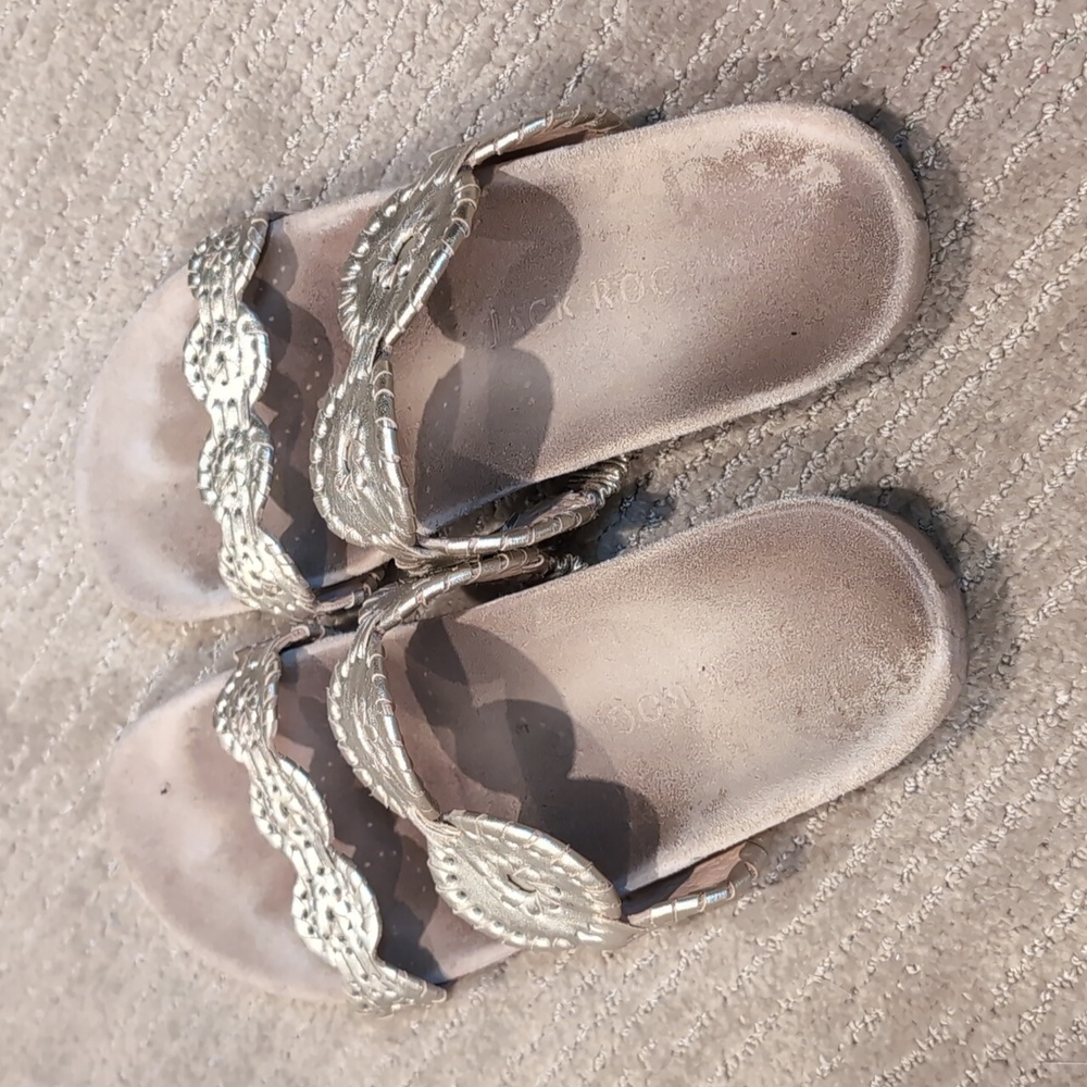 Jack Rogers Gold Sandals - Picture 4 of 7